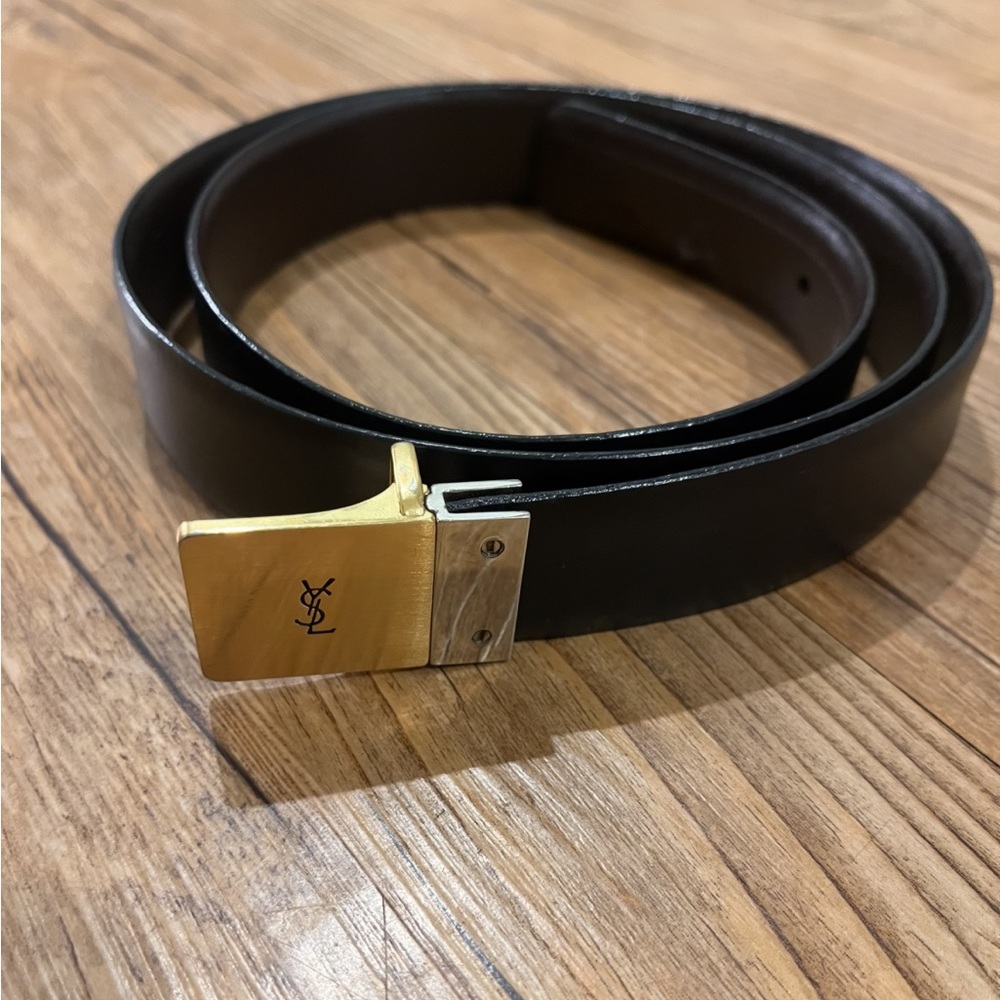 YSL Belt - with rotating buckle 39” to longest hole, room to make bigger